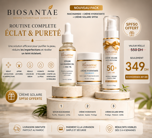 Routine Niacinamide Anti-Imperfections | Biosantae المغرب